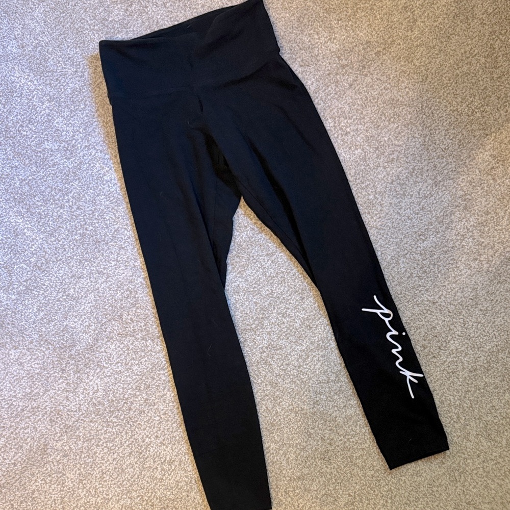 🛍️ 4 for $15 | 5 for $20 PINK Victoria's Secret Black Leggings
